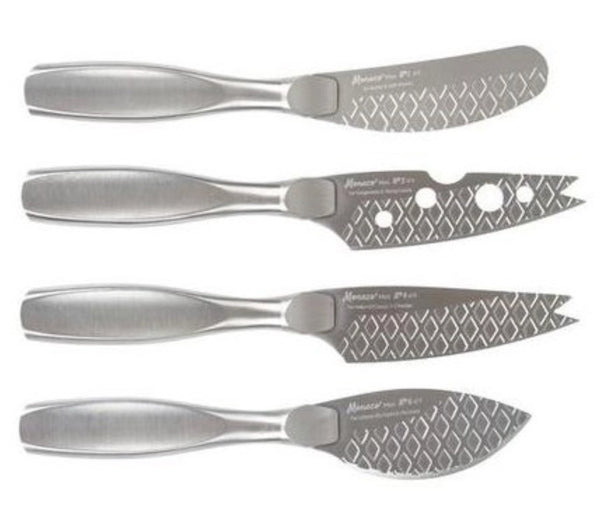 Boska cheese knife set silver stainless steel 190x190x2mm Bo307096