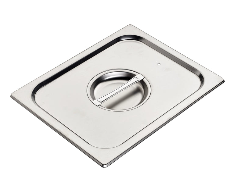 Gn bowl cover GN 1/2 stainless steel with silicone seal 32.5x26.5cm C12SI