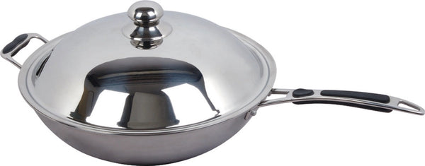 Various wok with cover 36cm Caiw-36d