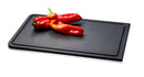 Continenta Tranchierbrett Duracore mit Saftrille, schwarz, 44x29.8x0.9cm CO5314