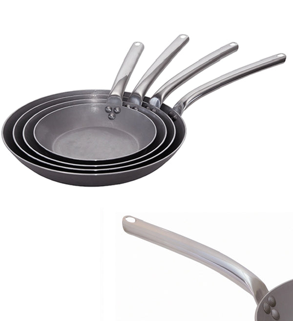 de buyer frying pan carbone plus Ø 24cm, handle stainless steel, induction DB5130.24