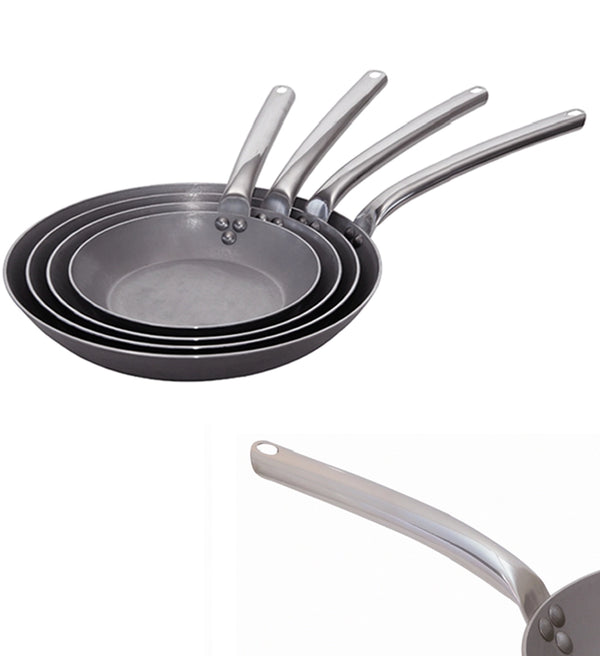 de buyer frying pan carbone plus Ø 28cm, handle stainless steel, induction DB5130.28