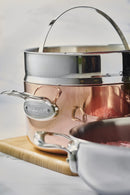 de Buyer Gemüsetopf PRIMA MATERA KupferEdelst. Ø28cm, Deckel, Induk. DB6242.28