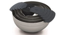 Joseph Joseph Schüssel- Messlöffelset Nest Steel 9 Collection 9-tlg. JJ95032