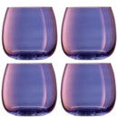 LSA Aurora Styless Glass 4er Set 370ml - Polar -violet LSAAR01