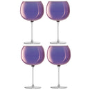 LSA Aurora Balloon Glass 4 Set 680ml - Polar -violet LSAAR04