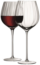 LSA red wine glass 660ml clear optics lsaau25 2 Set Aurelia