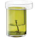 LSA plant pot Balcony self -watering H27 Ø22 cm clear/olive green LSABD02