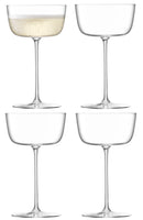 LSA Borough Cocktail Schole 4 Set 240 ml Clear LSABG07