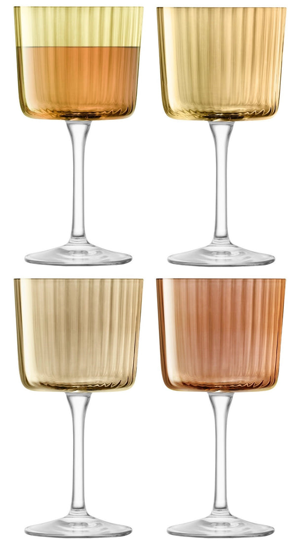 LSA Wine Glass 4 Set Gems 250ml Bernstein Assort. LSAGM13