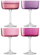 LSA Champagner/Cocktail Glass 4 Set Gems 230ml Granat Assort. Lsagm23