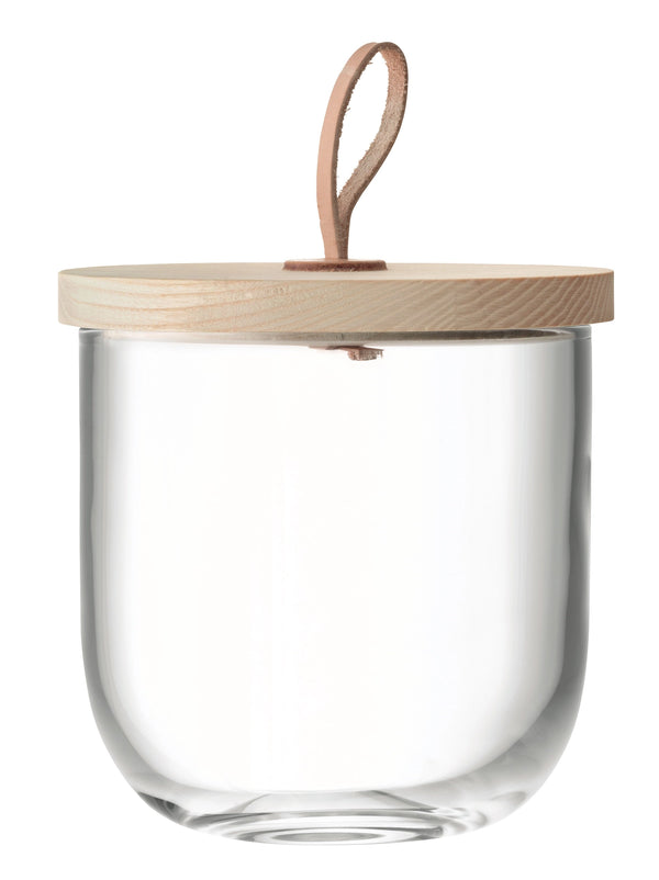 LSA container ivalo lid made of ash H15.5cm - clear LSAIV05
