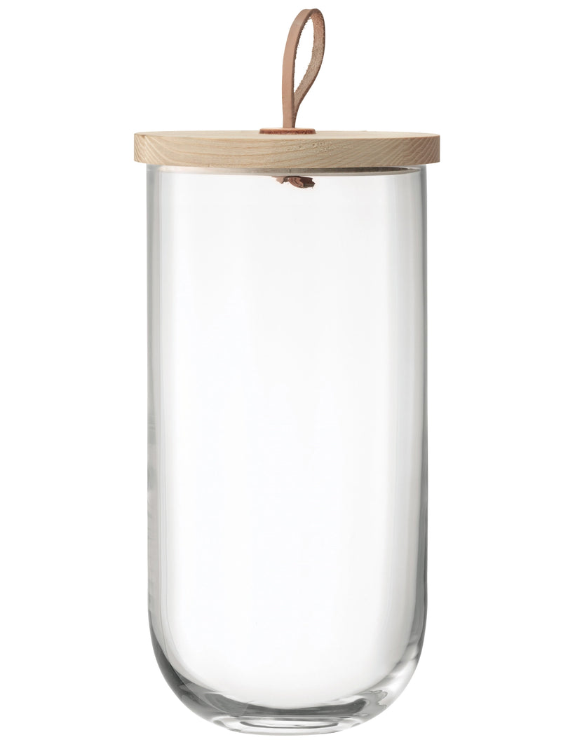 LSA container ivalo lid made of ash h29.5cm - clear LSAIV06
