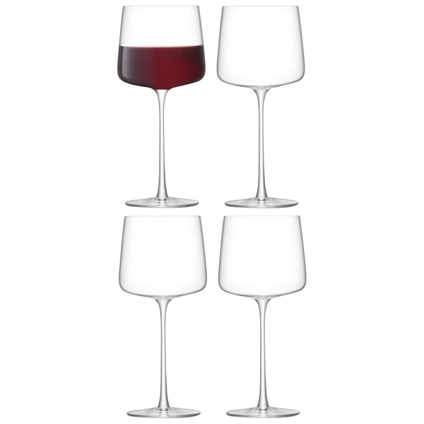 LSA Wine Glass 4er Set metropolitan 400 ml Clear LSAMW03