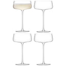 LSA champagne glass 4 Set Metropolitan 300ml clear lsamw06