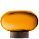 LSA Oblate Vase Laterne Ø28cm, H19.5cm - bernstein walnuss LSAOB13