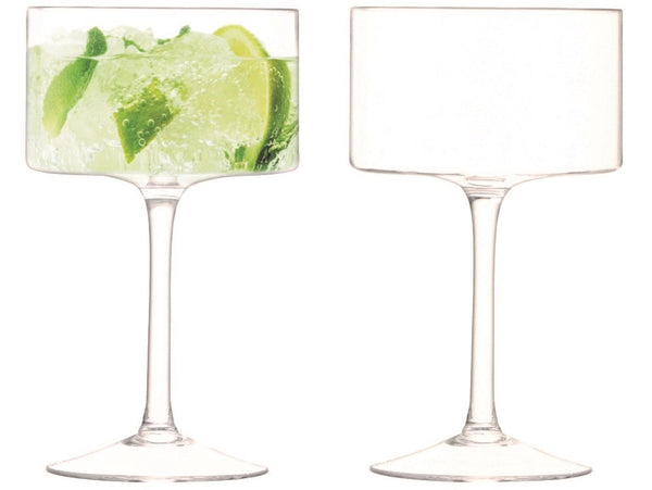 LSA Seckschale Cocktail Glass 2 Set Otis 280ml Clear LSAOF09