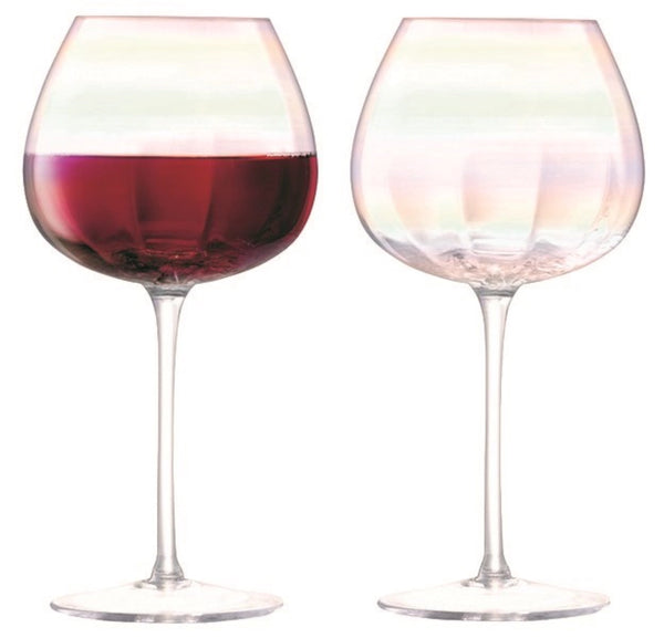 LSA Red Wine Glass 2 Set Pearl 460ml - Perlmutt Lsape46