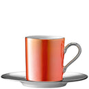 LSA Kaffeetasse und UT Palazzo 100ml - Burnt organe platin LSAPO01