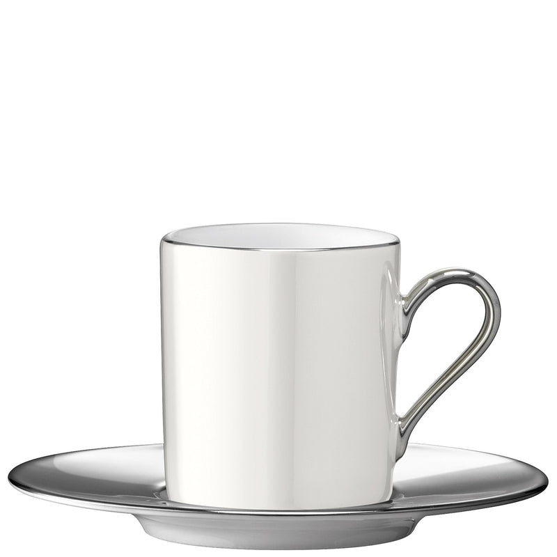 LSA Kaffeetasse und UT Palazzo 100ml - perlmutt platin LSAPO02