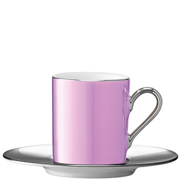 LSA coffee cup and ut Palazzo 100ml - raspberry platinum LSAPO03