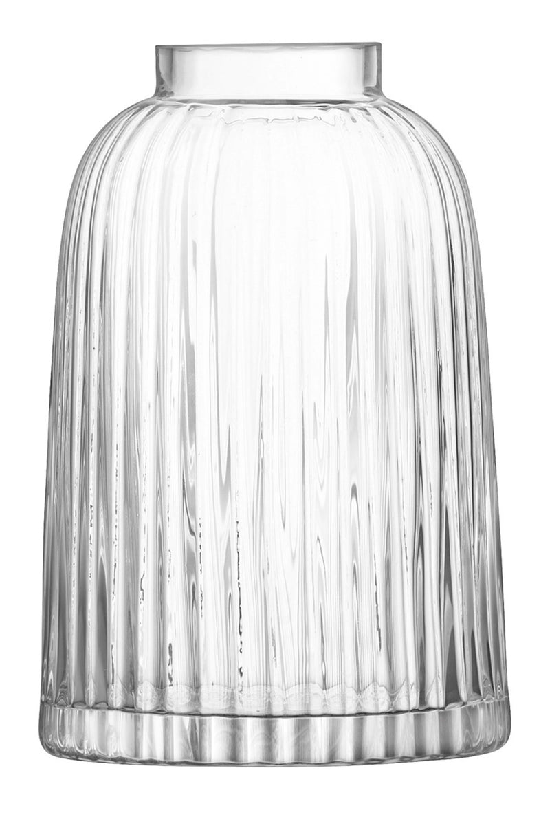 LSA Pleat Vase H20CM - clear LSAPT01