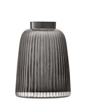 LSA Pleat Vase H26cm - gray LSAPT07