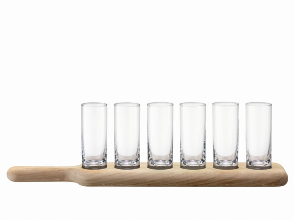 LSA Paddle Wodka Set  Unterteil aus Eiche L40cm - klar LSAPX01