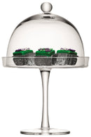 LSA VIENNE CAKE PLAQUE LIDE Ø23CM Ø20.5CM H34.5 cm - Clear LSAVI05