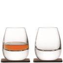 LSA 2 Set Whisky Islay Becher 250ml - Clear e Walnut con LSAWH04