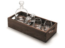 LSA Whisky Islay Connoisseur Set Nussbaum Tablett L44cm LSAWH10