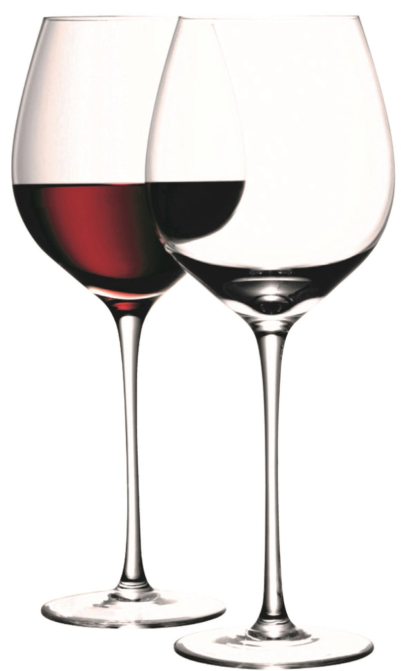 LSA Red Wine Glass 2 Set Wine 700 ml Clear Lsawi69