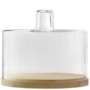 Lsa wicker hood plate made of ash Ø29cm H24.5cm - clear lsawr19