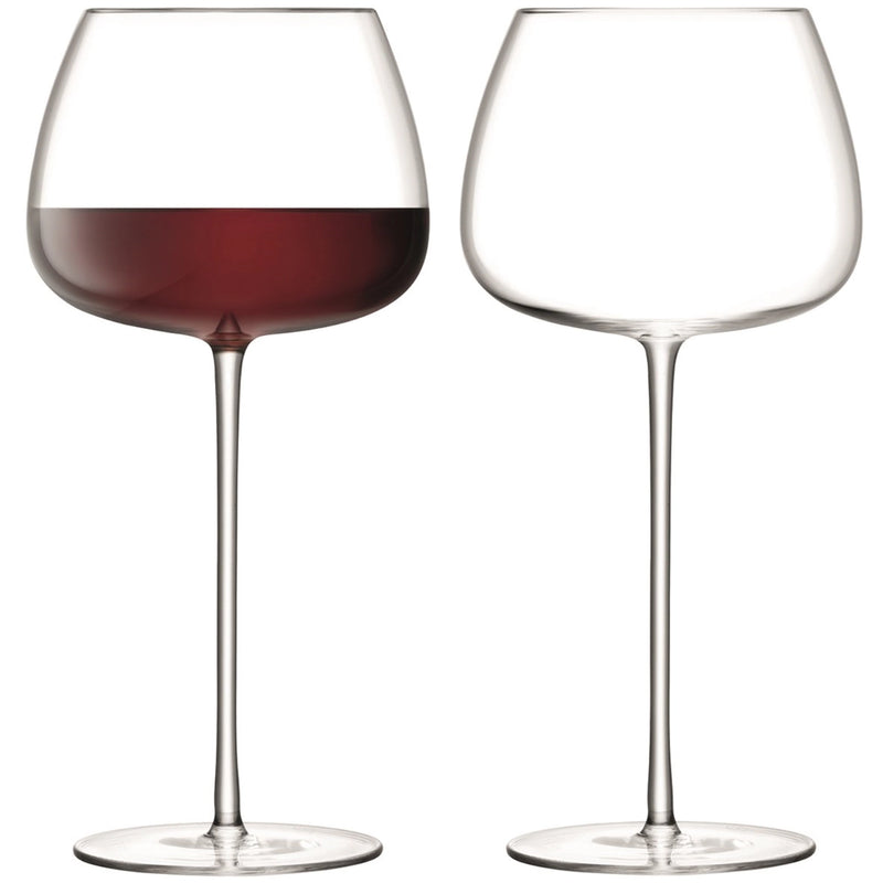 LSA red wine balloon glass 2 Set Wine Culture 590ml - clear LSAWU03