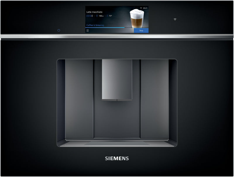 SIEMENS Kaffeevollautomaten iQ700, Einbau-Kaffeevollautomat, schwarz