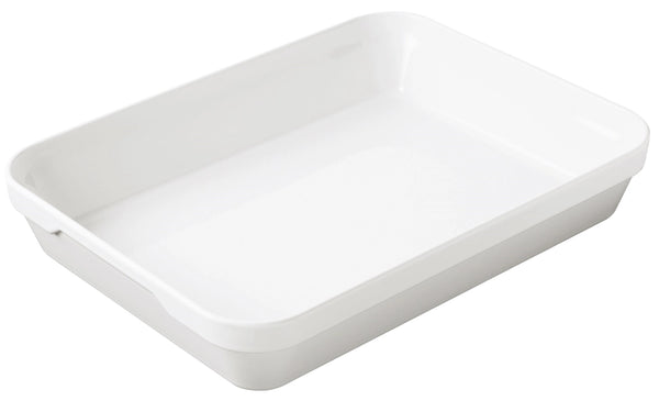 Revol baking dish rectangular deep, 40x29.5x6.5 cm, 4.6 l, white re5726