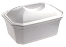REVOL TERRINE Forma ottagonale con coperchio, 17x12x10 cm, bianco RE612433