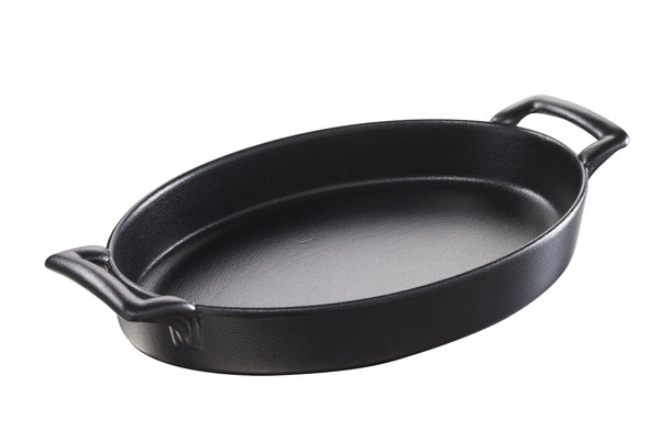 Revol baking dish oval with handles, 28x19 cm, cast iron look Re644679