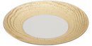 Revol Präsentationsteller rund, H: 3.4 cm, Ø 31 cm, Elfenbein/Gold RE648603
