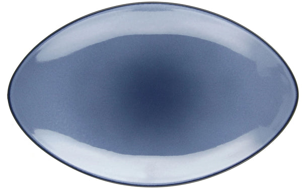 Revol serving plate Equinoxeaoval, 35x22x4 cm, blue RE649556