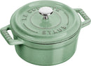 Dust of Mini Cocotte 10 cm, round, sage, cast iron 0.25l S40508-702-0