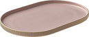 Schönwald Platte Oval Playground Nara Relief Relief Rosé 30x20cm H2.4cm SW000583.7012080