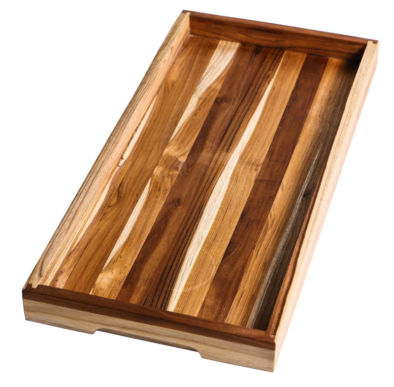 Teak house teak serving tray with a handle, 48x23x3.9 cm Th1302