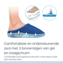 Orange Donkey Pantoffel Bamboe Gel 42/43 Größe L