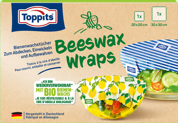 Toppits Bienenwachstücher Toppits 2 Stück