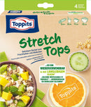 Toppits Abdeckhaube Frischhalte Abdeckhaube Stretch Tops 4 Stück