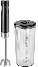 Zwilling Kitchen Stabmixer Enfinigy Stabmixer inkl. Becher u Vakuumdeckel schwarz Z1021605CH