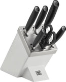 Zwilling kitchen knife block All Star Self-sharpening light 7 pcs, black Z1022569
