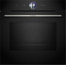 BOSCH Mikrowelle Serie 8, Einbau-Backofen mit Mikrowellenfunktion, 60 x 60 cm, Schwarz