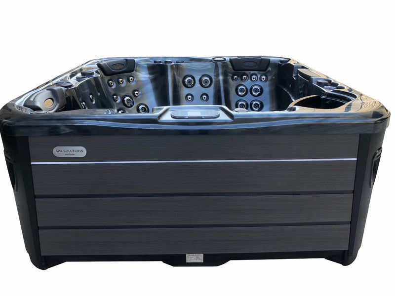 Spa Solutions Whirlpools Whirlpool Platinum Black Silver 2024